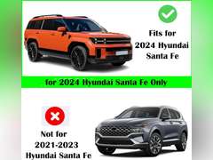 Cargo Cover for All-New 2024 Hyundai Santa Fe Accessories,Compatible with 2024 Hyundai Santa Fe Retractable Trunk Cover Privacy Screen Luggage Security Shield Shade Upgraded Package(Canvas) 60