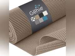 HOME GENIE Shelf Drawer and Cabinet Liner, Durable with Strong Grip, 24in x 20 FT, Non Adhesive Liners Protect Kitchen Cabinets and Cupboard, Pantry, Bathroom Drawers and Shelves, Desks, Light Taupe 36