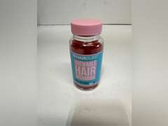 Chewable Hair Vitamins Each bottle: 60 gummies | Daily dosage: 2 gummiesA blend of premium ingredients for longer and healthier hair, when taken daily. Contains a blend of essential minerals: Biotin, Selenium and Zinc. Address thinning hair or hair l