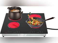(Similar model) 23 Inch Countertop Electric Cooktop 4 Burner,110V Plug in Electric Stovetop 162