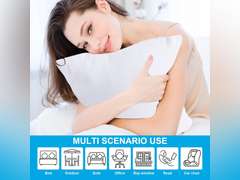 yundo Throw Pillow, Square Decorative Pillow Forms Soft Fluffy Plump Pillow Decorative Pillow Inserts -Couch Pillows (2 Pcs, 20*25in) 17