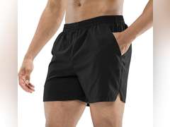 MIER Men's Workout Running Shorts Quick Dry Active 5 Inches Shorts with Pockets, Lightweight, Breathable size XS 20