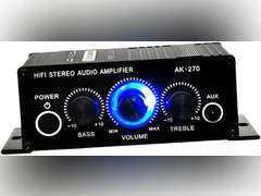 12v Mini Amplifier Digital Audio Amp for Passive Speaker Stereo Surround Effect Easy to Use 16