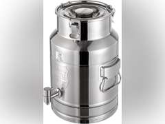 15L/3.96Gallon Milk Can with Faucet, Heavy Duty Milk Jug Milk Bucket Transport Container Wine Pail Bucket Bottle Stainless Steel with Sealed Lid for Milk and Wine Liquid Storage 66
