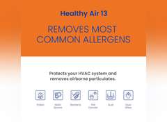 AprilAire 213 Replacement Filter for AprilAire Whole House Air Purifiers - MERV 13, Healthy Home Allergy, 20x25x4 Air Filter (Pack of 1) 61
