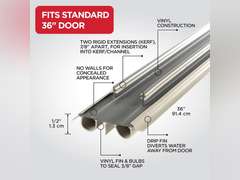 Kerf Style Replacement Door Bottom W/Vinyl Bulb & Fins -35-3/4" 26