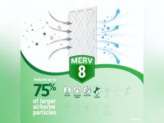 24x24x1 Air Filter MERV 8 Air Conditioner HVAC AC Furnace Filters (Actual Size 23.75x23.75) (4-Pack) 39