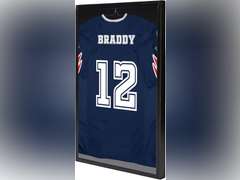 (Similar)24 x32 Jersey Frame Display Case - Crystal Clear Acrylic Jersey Frame for Baseball, Football, Hockey, Soccer & Basketball, Jersey Shadow Box 69