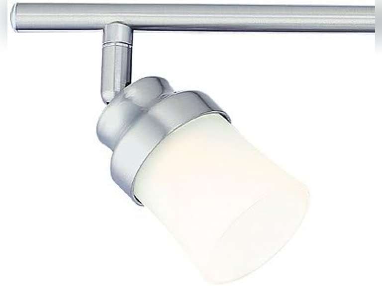 DESIGNERS FOUNTAIN EVT102027-35 3 ft. Brushed Nickel Kit with 4 LED Track Lights 1890 Lumens 60