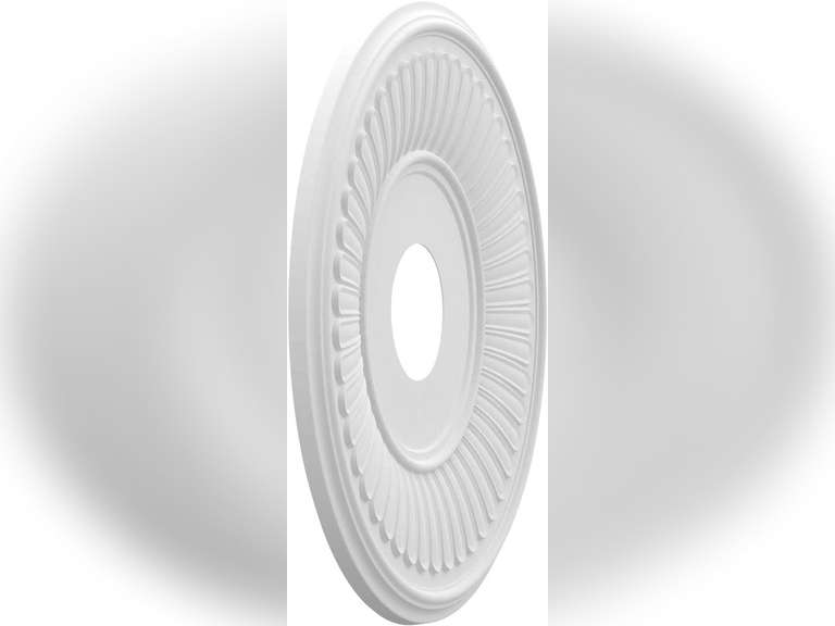 Ekena CMP16BE Ceiling Medallion, Primed White 22