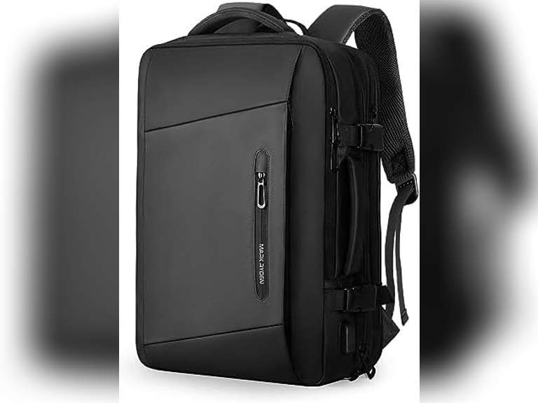 (Check photo)Mark Ryden Business Backpack for Men and Women, Expandable Travel Backpack, Waterproof Travel 25L-40L fit 17 Inch Laptop Backpack with USB Charging Port, Carry on Flight Approved Computer Backpack 52