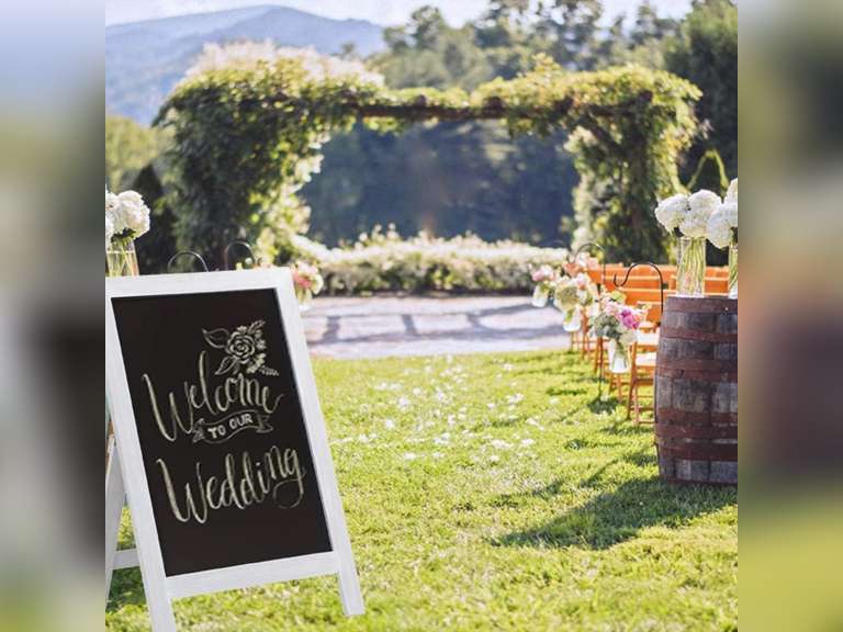 A Frame Chalkboard Sign Large 20 x 30 Chalkboard Easel Wooden Sidewalk Standing & Hanging Chalk Board Sandwich Board Sign for Restaurant,Farmhouse or Wedding Party Guide 48