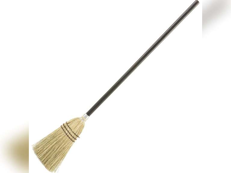 Rubbermaid Commercial Products FG637300BRN Corn-Fill Lobby Broom, 15