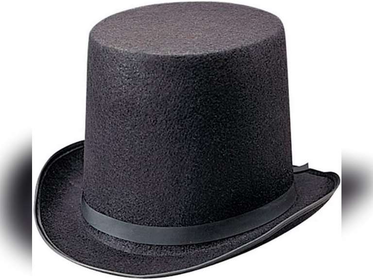 Rhode Island Novelty Deluxe Black Magician Butler Formal Costume Top Hat, One Per Order 6