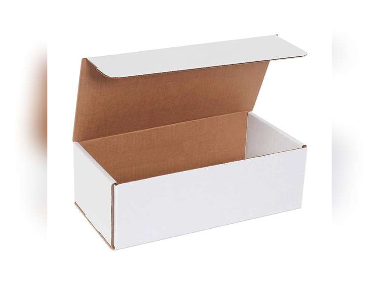 BOX USA BM1264 12"L x 6"W x 4"H, White (Pack of 50) 133
