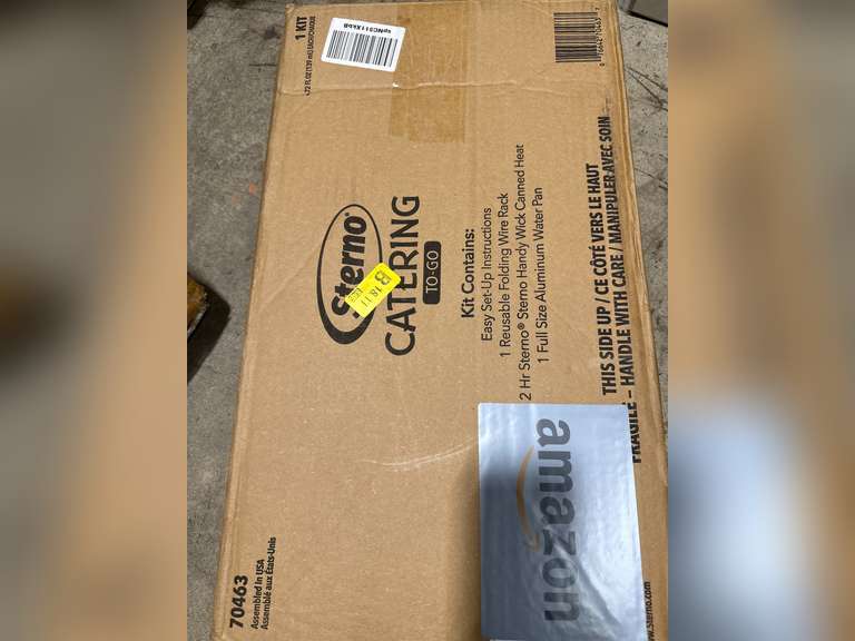 Catering to Go Kit, Folding Rack, Water Pan, 2 Cans 2-Hour Handy Wick Fuel 32
