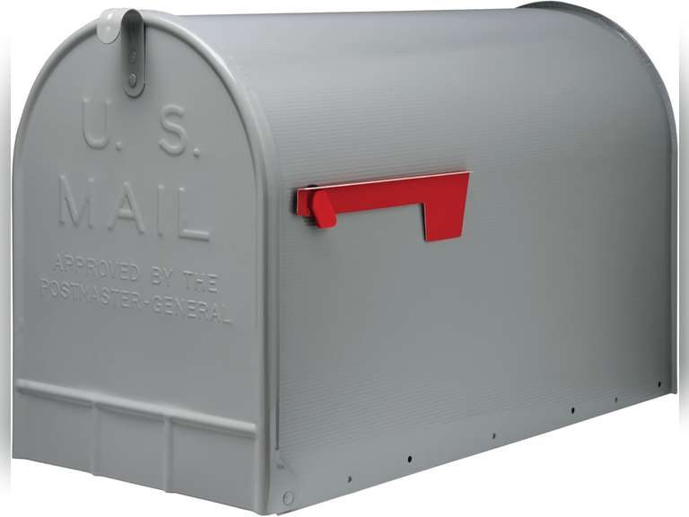 Gibraltar ST2000AM Stanley Post-Mount Mailbox, XL, Gray Steel - Quantity 1 93