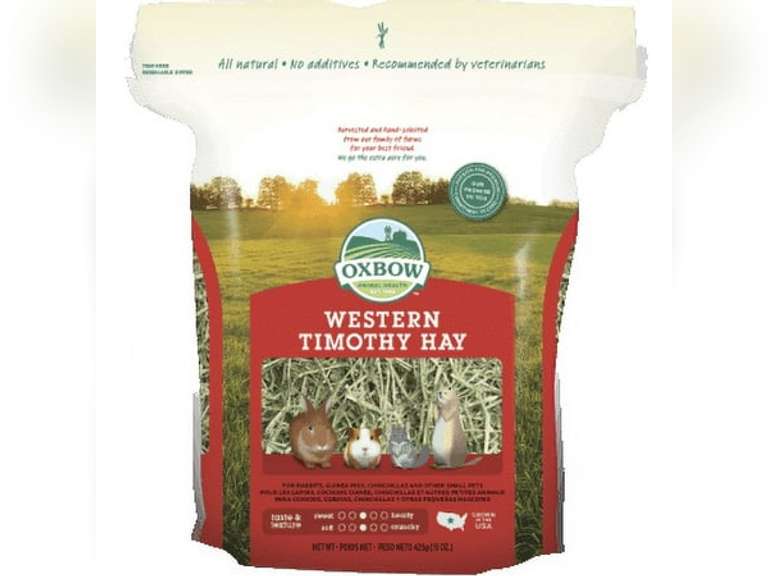 Oxbow Pet Products Western Timothy Hay Small Animal Food, 40 oz. ( open package) 18