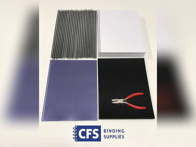 DIY Coil Binding Kit - 25 Books (Includes Pre-Punched Paper & Covers) 68