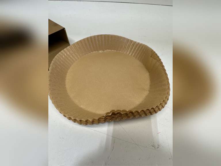 BakeBarn Parchment Paper for Pie Weights and Pans Plastic Free Packaging Pre Formed Fit 8 9 10 Inch Dish Natural Unbleached Food Grade Non-Stick Liner 31