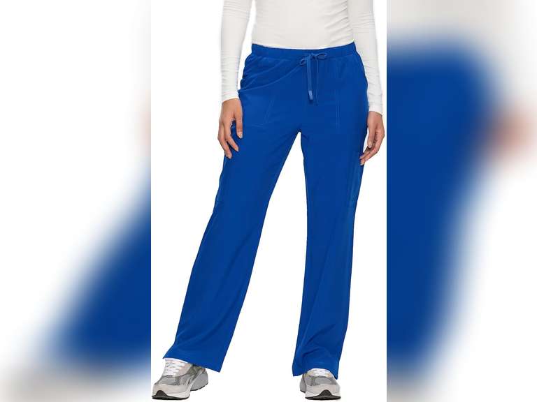 Scrub Pants for Women - Soft Stretch, Cargo Pants Scrubs with 8 Pockets size XS 22