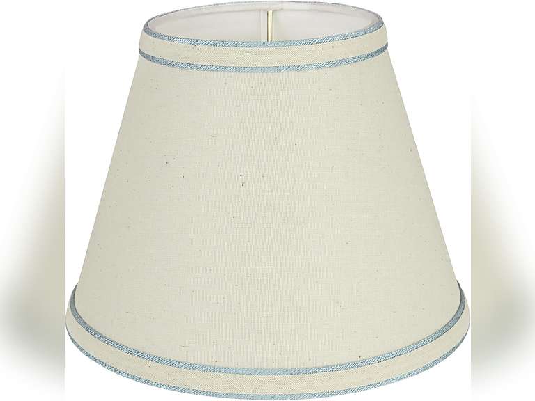 Aspen Creative White, 58909 Transitional Hardback Empire Shape UNO Construction Lamp Shade, 9" Wide (5" x 9" x 7") 47