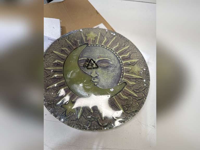 Plow & Hearth Celestial Glow-In-The-Dark Garden Stepping Stone 38
