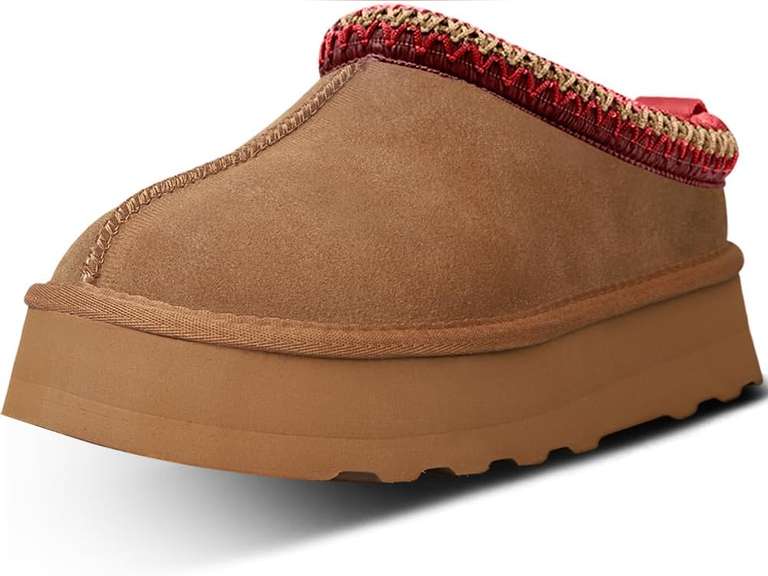 Similar model see pictures size 7,5. Platform Slippers for Women - Fleece Lined, Anti-Slip Snow Boots 24