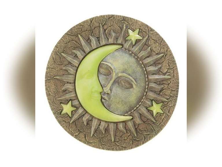Plow & Hearth Celestial Glow-In-The-Dark Garden Stepping Stone 38