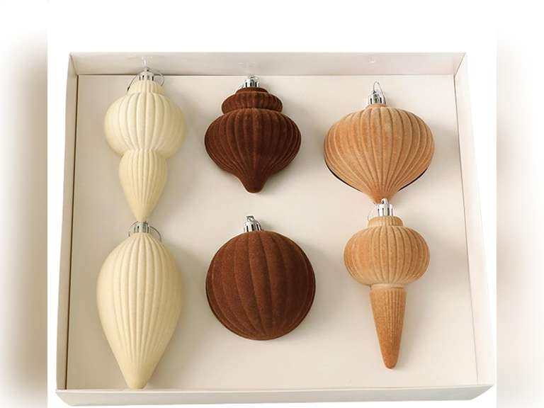 Christmas Ornaments Velvet Ball - Hanging Tree Balls - PVC Material - Christmas, Halloween, Birthday - Luxurious Elegant Style 16