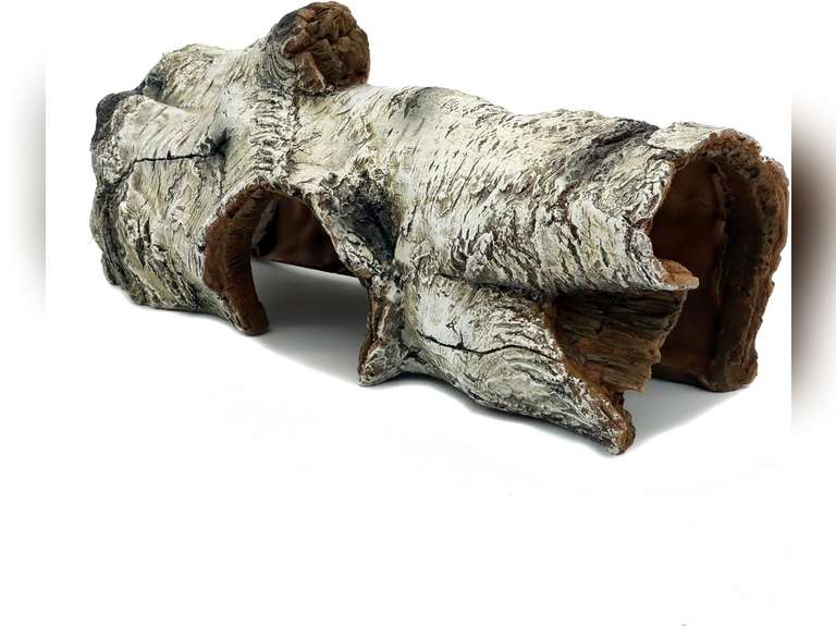 JIHAQUA Aquarium Resin Bark Terrarium Decor, Lizard, Snake or Reptile Hide,Lizard, Spider and Aquarium Fish Hide Cave (Medium Bark A) 20