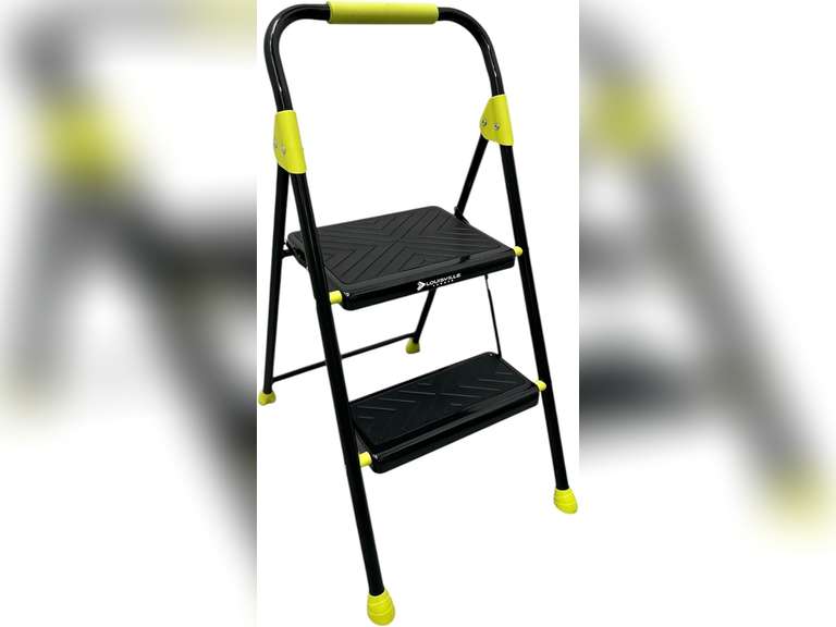 Louisville Ladder 2 Step Ladder, Step Stool with Anti-Slip Pedal, L-4461-02 126