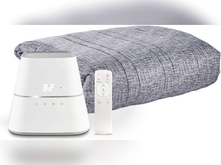 AquaPad CozyFlow Water Heated Mattress Pad, No Electric Wire, All Digital, AirQuiet and Dual-Tank Technology, ETL Listed, Smart, Hydro Heat Onsu Mat Topper Bed Warmer 279