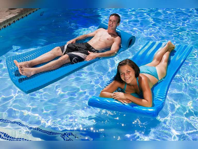 Poolmaster Soft Tropic Comfort Pool Lounge Swimming Pool Floats, 2 Pack 399