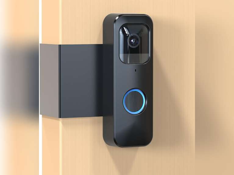Blink Doorbell Mount, Anti-Theft Blink Video Doorbell Door Mount Bracket No Drilling, Not Block Doorbell Motion Sensor, Easy to Install, Fit for Blink Doorbell Camera (Black) 15
