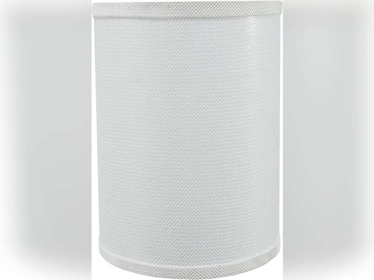 Aspen Creative 31279A Transitional Drum (Cylinder) Shaped Spider Construction Lamp Shade in White 8" Wide (8" x 8" x 11") 47