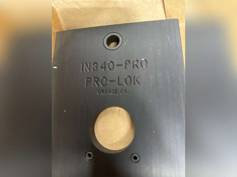 IN340-PRO, (similar, see pictures)Pro-Lok Schlage AD-Series Mortise PRO Template Set 111