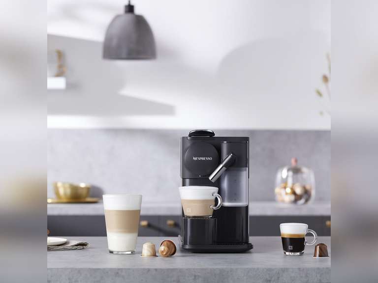 (See pictures)Nespresso Lattissima One Original Espresso Machine with Milk Frother by De'Longhi, Shadow Black 346