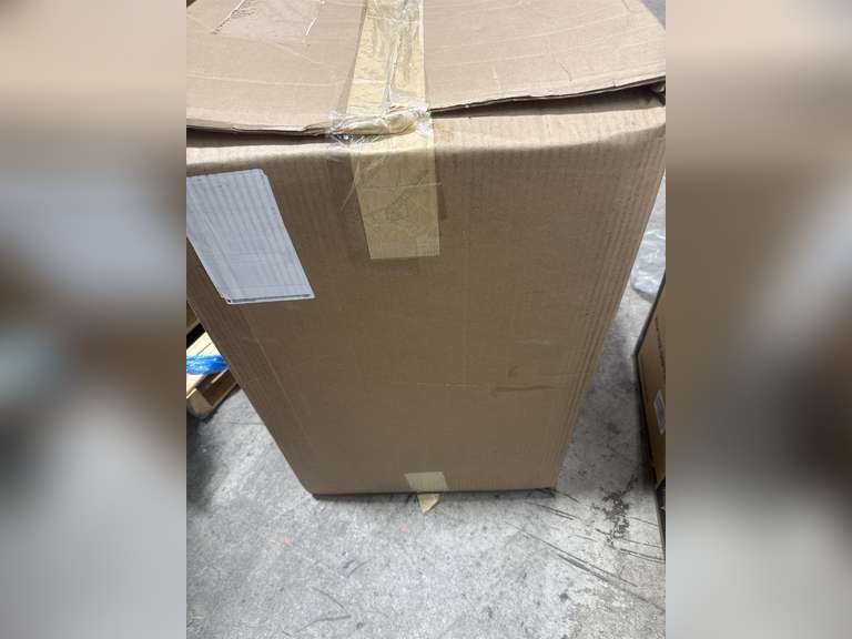 simplehuman 60 Liter / 16 Gallon Stainless Steel Semi-Round Step Trash Can with Liner Rim, Brushed Stainless Steel 126