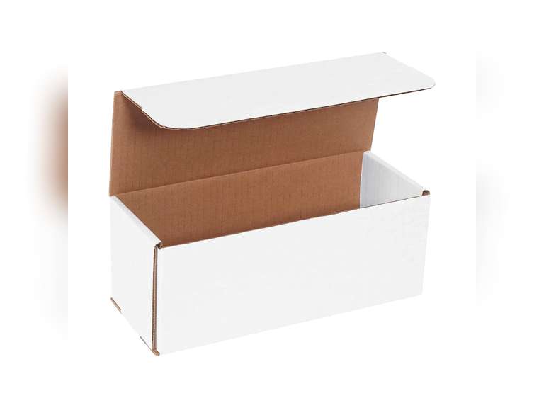 BOX USA BM1044 10"L x 4"W x 4"H, White (Pack of 50) 111