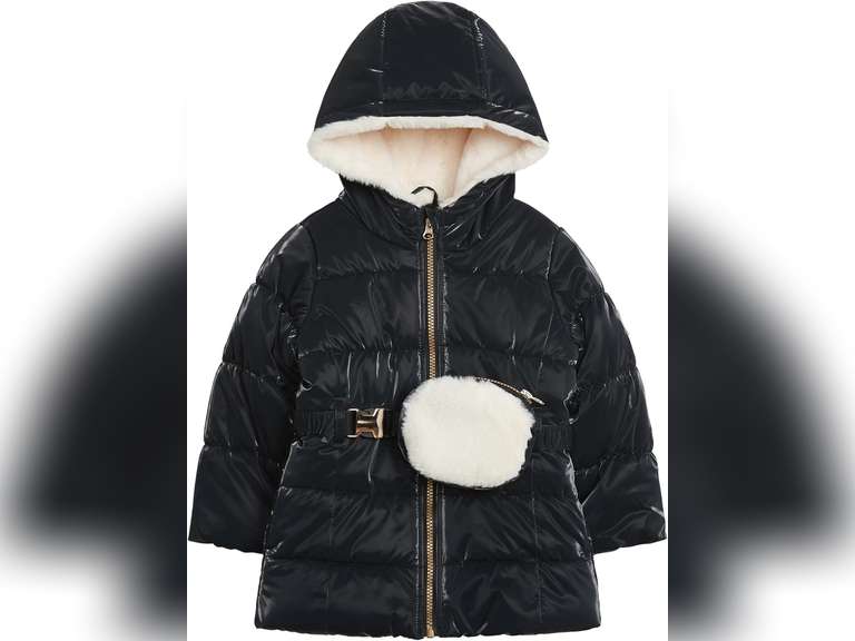 Jessica Simpson Girls' Hooded Winter Parka Heavyweight Coat size 4T 10