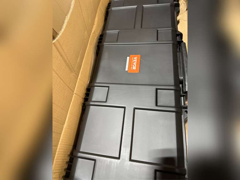 VEVOR Rifle Case, Rifle Hard Case with 3 Layers Fully-protective Foams, lockable Hard Gun Case with Wheels, IP67 Waterproof & Crushproof, for Two Rifles or Shotguns, Airsoft Gun 85