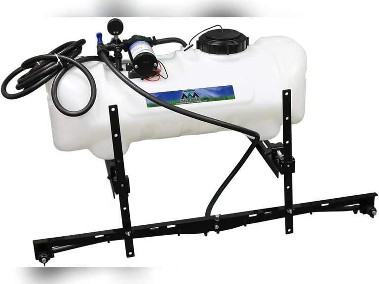 Master Manufacturing SAO-11-015A-MM 15 Gallon ATV Broadcast & Spot Sprayer-Everflo 2.2 GPM, White & Black 339