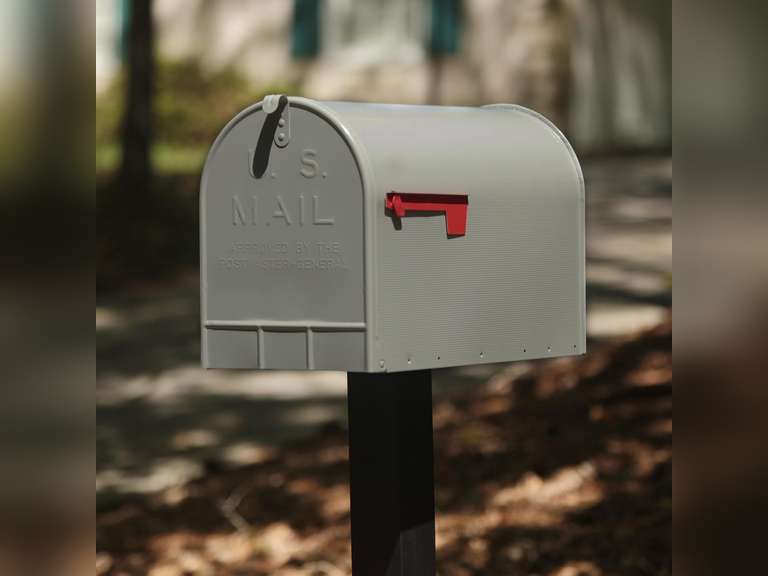 Gibraltar ST2000AM Stanley Post-Mount Mailbox, XL, Gray Steel - Quantity 1 93