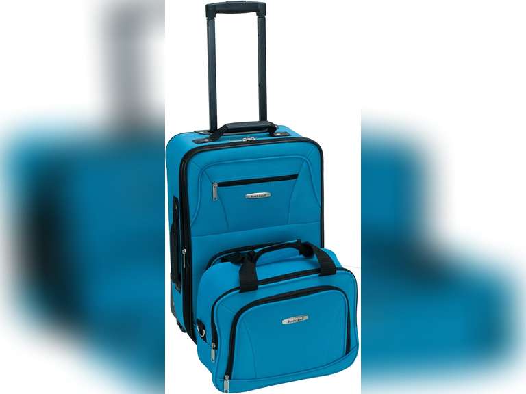 ROCKLAND 2-Piece Luggage Set, Turquoise, 20 50
