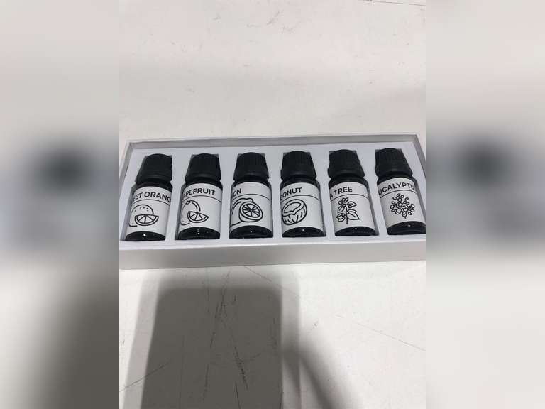 Essential Oils Set Gold Coast Series Set of 6 100% Pure Oils kit - Sweet Orange, Grapefruit, Lemon, Coconut, Tea Tree, Eucalyptus 10ML Suitable for Candle Making Diffuser 7
