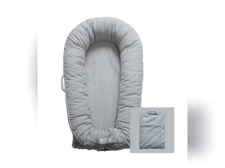 (See pictures)Deluxe Lounger Cover | 100% Cotton Baby Lounger Extra Cover for Dockatot Deluxe | Hypoallergenic Infant Baby Nest Replacement | Cover Only (Gainsboro)(similar model) 36