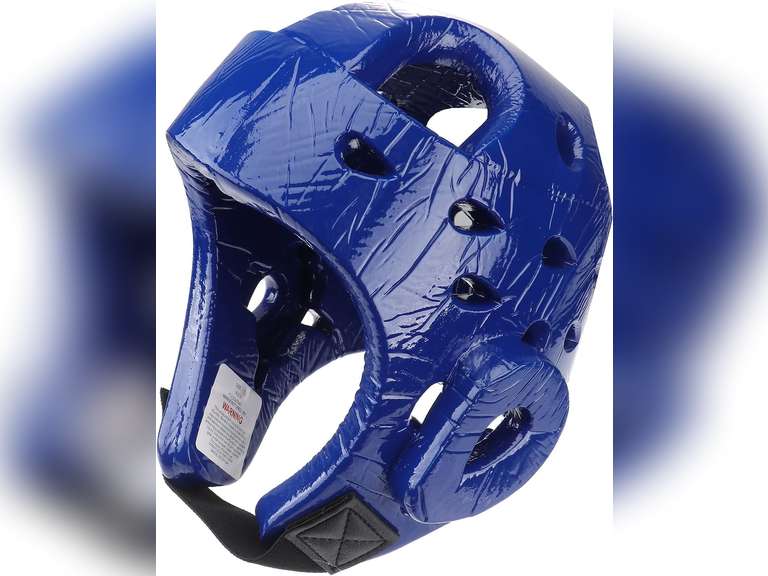 Sosoport Sparring Headgear Taekwondo Helmet Absorbant Kickboxing Player Head Shield Air Vented Kickboxing Head Shield for Youth 27