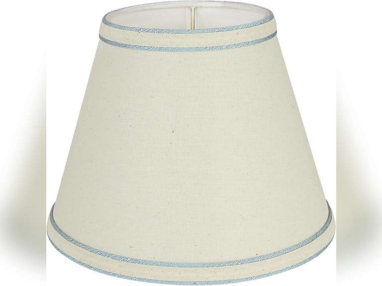 Aspen Creative White, 58909 Transitional Hardback Empire Shape UNO Construction Lamp Shade, 9" Wide (5" x 9" x 7") 45