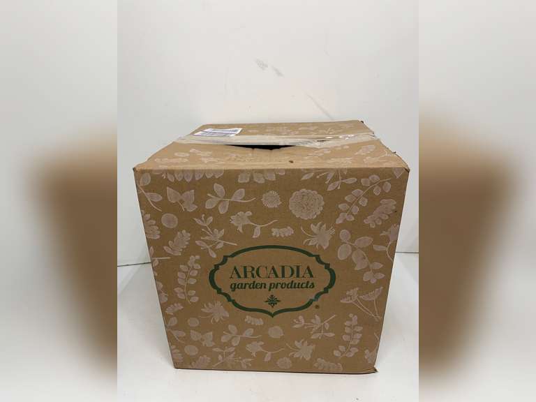 Arcadia Garden Products PL10BK Classic Traditional Plastic Urn Planter, 15" x 13", Black (2Pack) 69